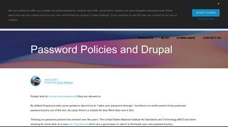 
                            4. Password Policies and Drupal | Acquia