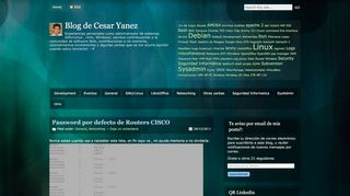 
                            8. Password por defecto de Routers CISCO | Blog de Cesar Yanez