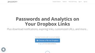 
                            1. Password Protect Your Dropbox Links