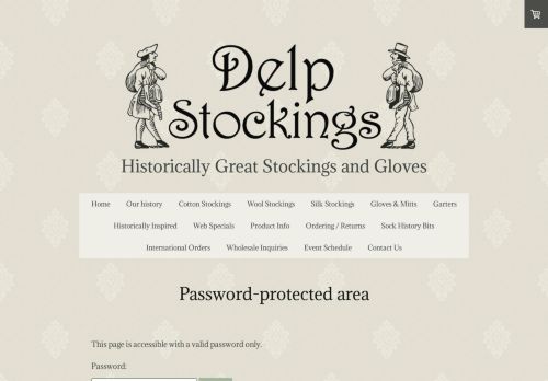 
                            9. Password-Protected Area - Login - Delp's Stockings- Purveyors of ...