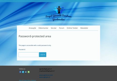 
                            10. Password-Protected Area - Login - sgk sınav - Jimdo