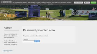 
                            13. Password-Protected Area - Login - Welcome to Abtec