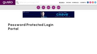 
                            7. Password Protected Login Portal | Gusto
