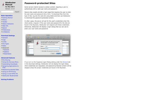 
                            1. Password-protected Sites