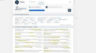 
                            13. password reminder page - Tradução em português – Linguee