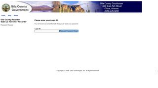 
                            12. Password Request - Gila County