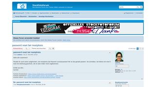 
                            9. password reset bei mostphoto - Stockfotoforum