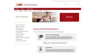 
                            3. Password Reset | BPI