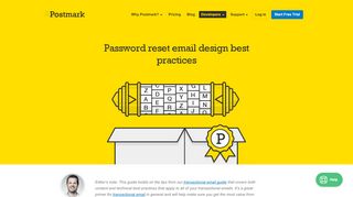 
                            4. Password reset email design best practices | Postmark