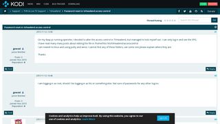 
                            4. Password reset in tvheadend access control - Kodi Community Forum