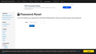 
                            11. Password reset - Minecraft Schematics