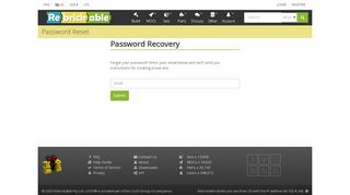 
                            4. Password Reset - Rebrickable