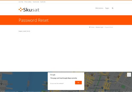 
                            3. Password Reset - Skusat NG