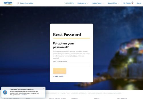 
                            6. Password Reset - Topflight