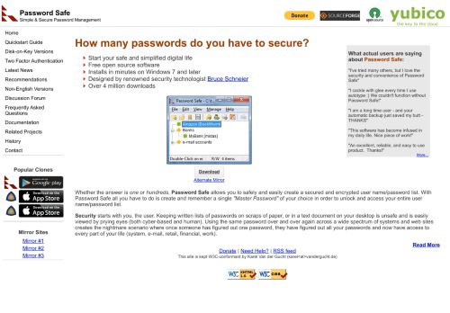 
                            2. Password Safe