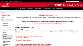 
                            11. Password Self Service PSS