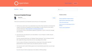 
                            8. Password Update/Change – SpamDrain