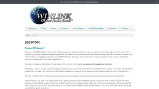 
                            2. password | Winlink Global Radio Email