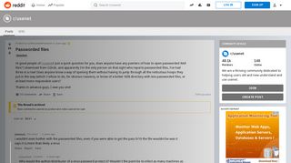 
                            4. Passworded files : usenet - Reddit