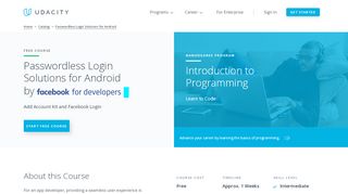 
                            3. Passwordless Login Solutions for Android | Udacity