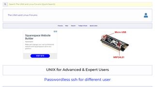 
                            2. Passwordless ssh for different user - Unix.com