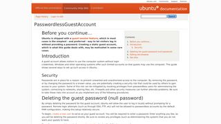 
                            3. PasswordlessGuestAccount - Community Help Wiki - Ubuntu ...