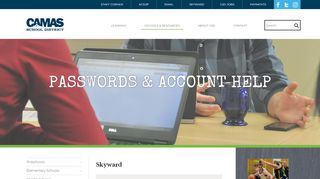 
                            12. Passwords & Account Help - Camas School DistrictCamas School ...