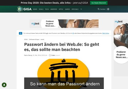 
                            7. Passwort ändern bei Web.de: So geht es, das sollte man beachten ...