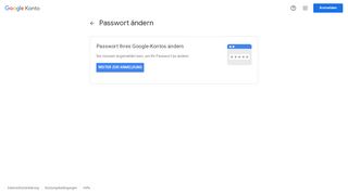 
                            4. Passwort ändern - Google Account