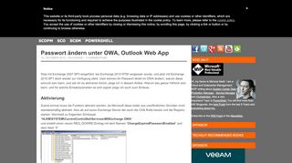 
                            9. Passwort ändern unter OWA, Outlook Web App » TechGuy