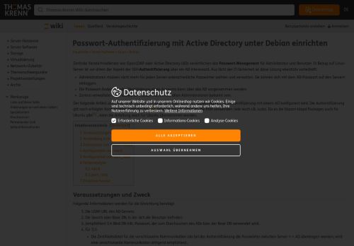 
                            5. Passwort-Authentifizierung mit Active Directory unter Debian ...