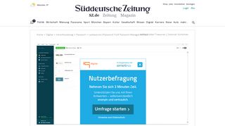 
                            11. Passwort - Dashlane - Digital - Süddeutsche.de