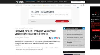 
                            5. Passwort für den Fernzugriff von Myfritz vergessen? So klappt es ...