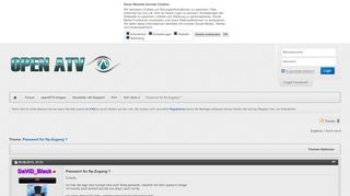 
                            8. Passwort für ftp-Zugang ? - openATV Forum