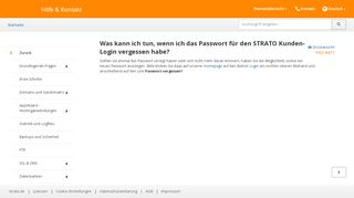 
                            4. Passwort für STRATO Kunden-Login vergessen? Kein Problem!