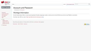 
                            13. Passwort – IT.S-Wiki - IT-Wiki - DHBW Lörrach