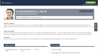 
                            2. Passwort & Login freenet Mail - Kundenservice - Freenet.de