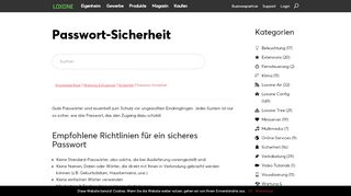 
                            4. Passwort-Sicherheit - Loxone Dokumentation