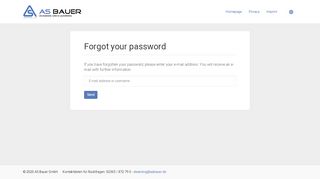 
                            4. Passwort vergessen - AS Bauer eLearning