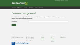 
                            3. Passwort vergessen? - BKF-Teacher24.de