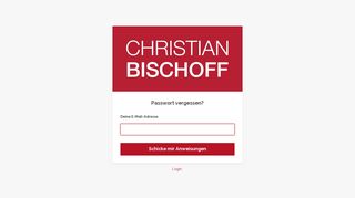 
                            2. Passwort vergessen? - Christian Bischoff