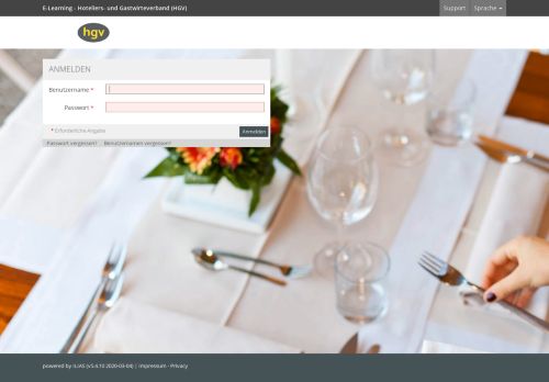 
                            4. Passwort vergessen? - elearning@hgv.it