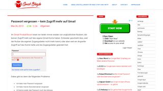 
                            4. Passwort vergessen - kein Zugriff mehr auf Gmail - Gmail-Blog