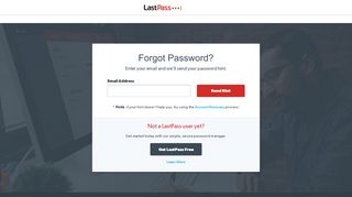 
                            13. Passwort vergessen? | LastPass