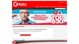 
                            4. Passwort vergessen / Login / CLUB / Radio Hamburg