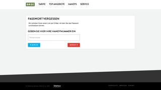 
                            1. Passwort vergessen - Mein BASE