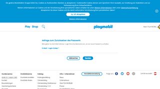 
                            3. Passwort vergessen? - PLAYMOBIL® Österreich