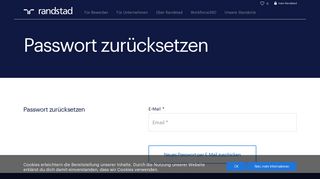 
                            11. Passwort vergessen - | Randstad