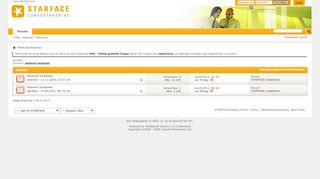 
                            7. Passwort vergessen - Suchergebnisse - STARFACE Support Forum