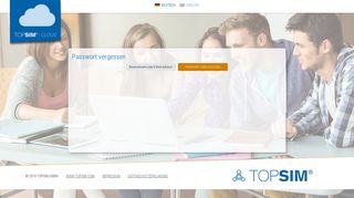 
                            5. Passwort vergessen - TOPSIM – Cloud